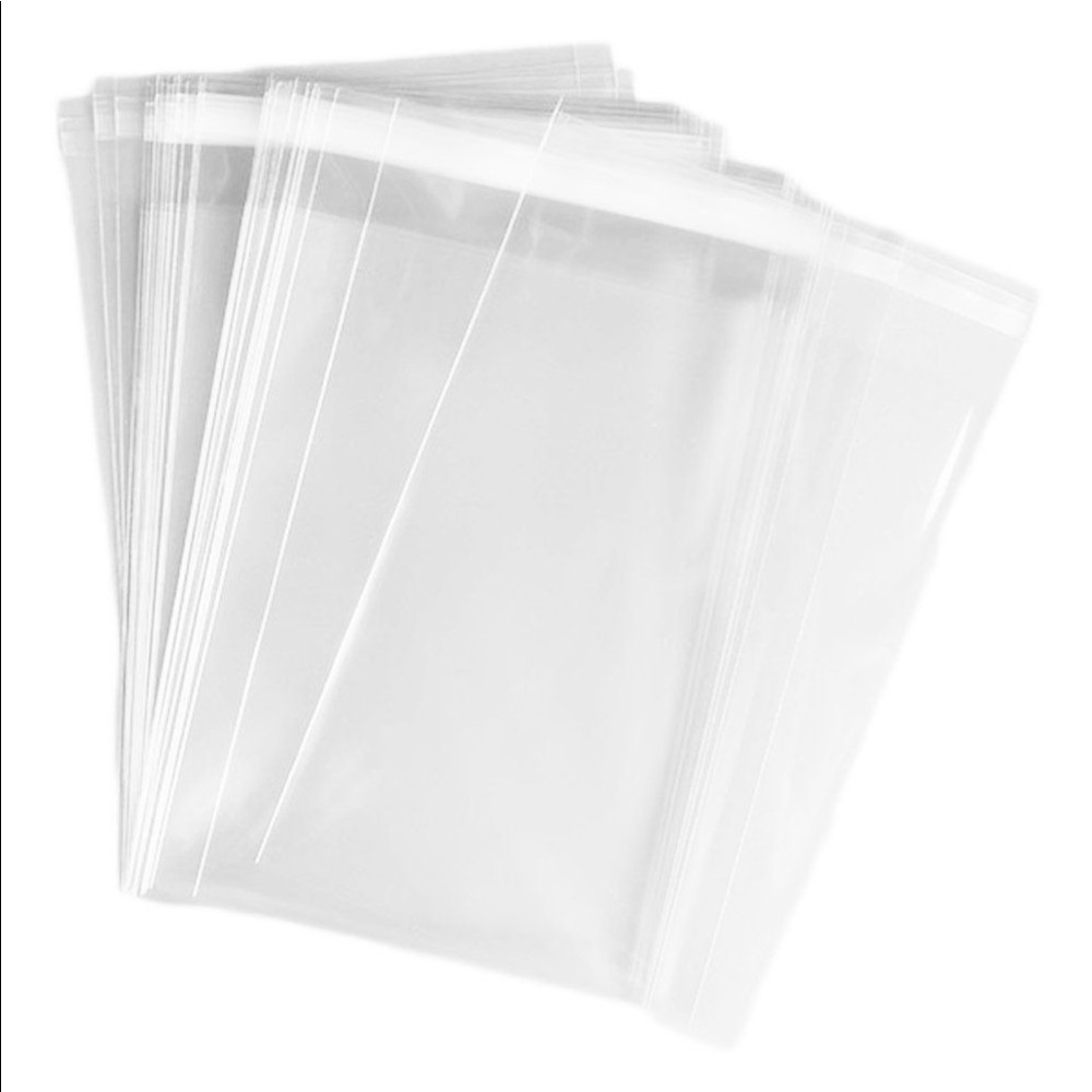 25 Clear Self Adhesive Bags Home Office Shipping - Picture 2 of 4